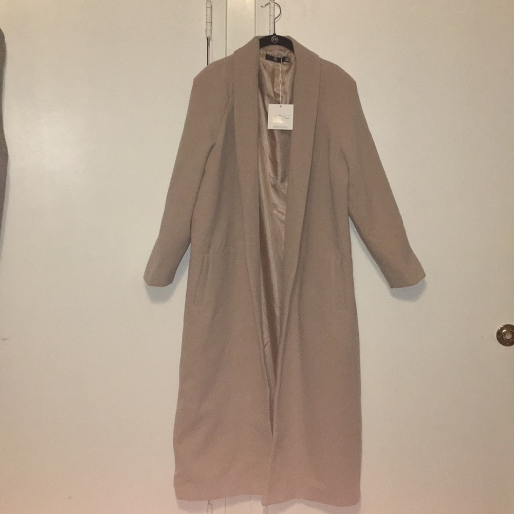 Misguided oversized trench coat.